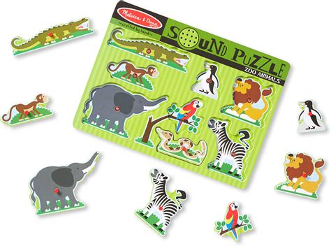 Zoo Animals Sound Puzzle - Thinker Toys