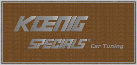 KOENIG SPECIALS