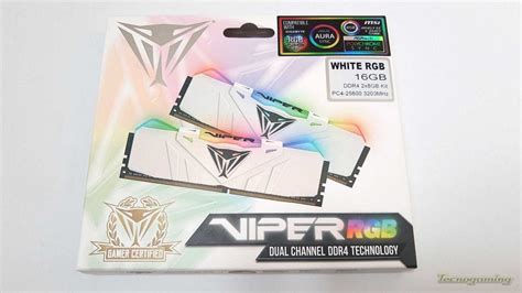 Patriot Viper RGB White 16GB DDR4 kit 3200MHz - iGamesNews