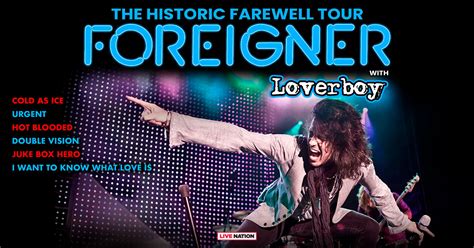 Foreigner Announces The Historic Farewell Tour With Special Guest ...