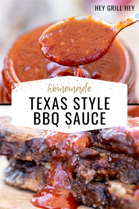 Texas BBQ Sauce - Hey Grill, Hey | Recipe | Bbq sauce homemade easy ...