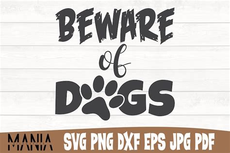 Beware of Dogs Svg Dog Svg Instant Download Printable Cut - Etsy Sweden