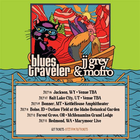 Summer 2024 Tour Dates with JJ Grey & Mofro – Blues Traveler