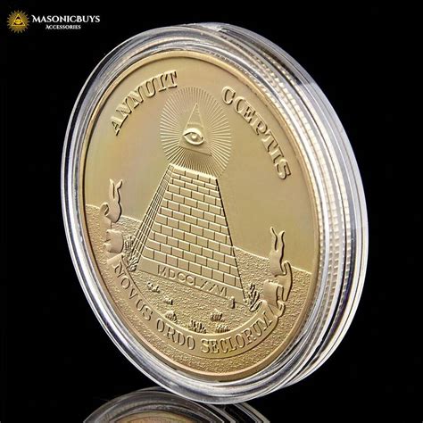 Annuit Coeptis USA Symbol Masonic Coin | MasonicBuys