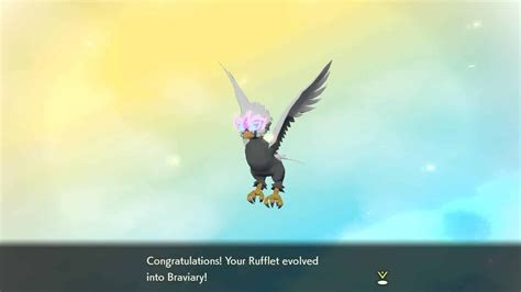 How to evolve Rufflet in Pokemon Legends: Arceus