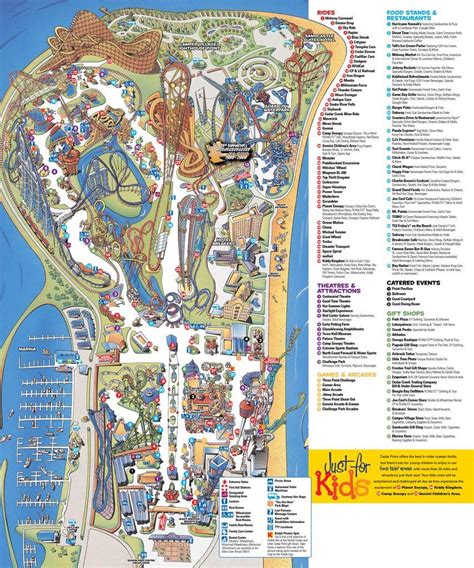 Printable Cedar Point Map