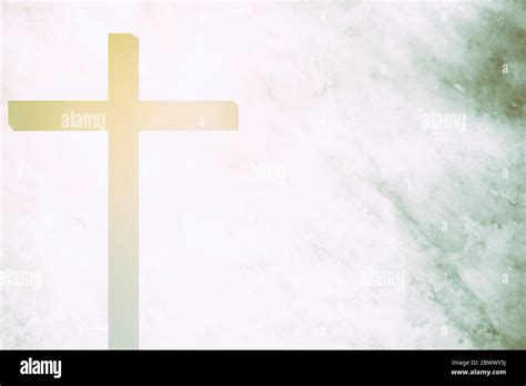 Abstract of Christ Cross with White Marble Wall Texture Background and ...