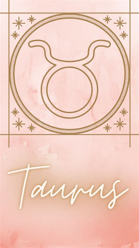 Taurus Zodiac Phone Wallpaper/ Background