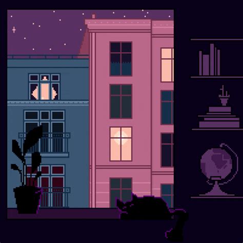 Calm Night Pixel GIFs - Get the best GIF on GIPHY