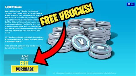 How To Redeem 5,000 V bucks For Free In Fortnite! (VBUCKS GLITCH) - YouTube