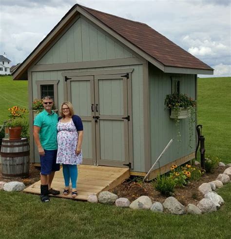 Backyard Storage Shed, 10x10 Gable Shed Plans