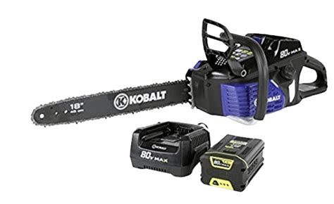 Kobalt 80V Chainsaw Review [2024] – 18-Inch Battery Tool