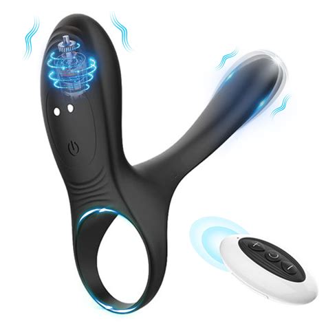 FIDECH Vibrating Penis Ring for Men, 3 in 1 Vibrator with Remote ...