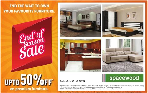 Spacewood Furniture - Sale / Mumbai | SaleRaja