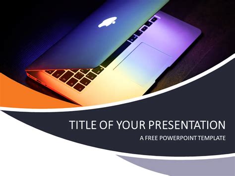 Technology and Computers PowerPoint Template - PresentationGO ...