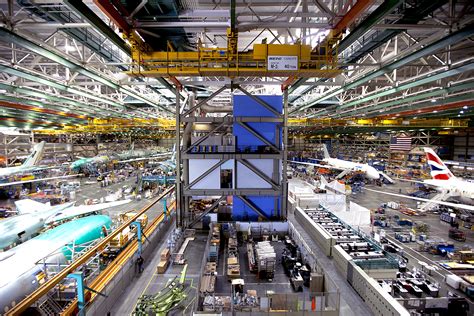 Inside the Boeing Everett factory, the world's largest building by ...