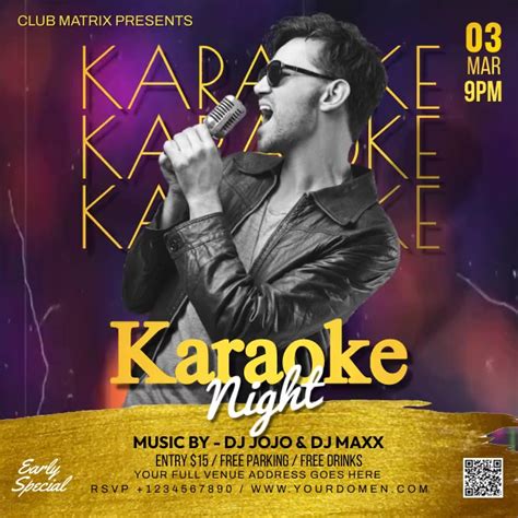 Copy of KARAOKE NIGHT | PosterMyWall