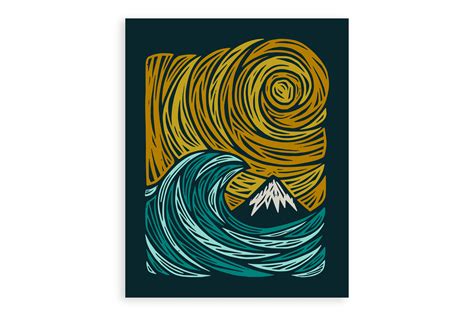 The Great Wave Print – Woosah Outfitters