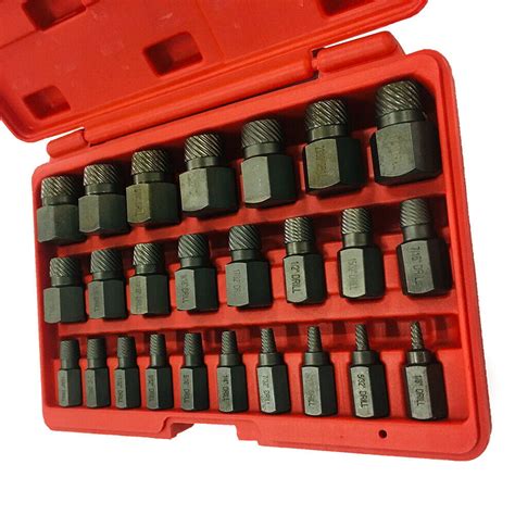 25 piece Screw Extractor Kit 1/8" to 7/8" - Walmart.com - Walmart.com