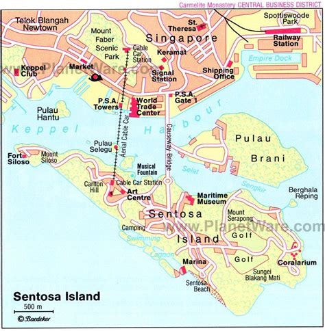 Sentosa Cable Car Map - Share Map