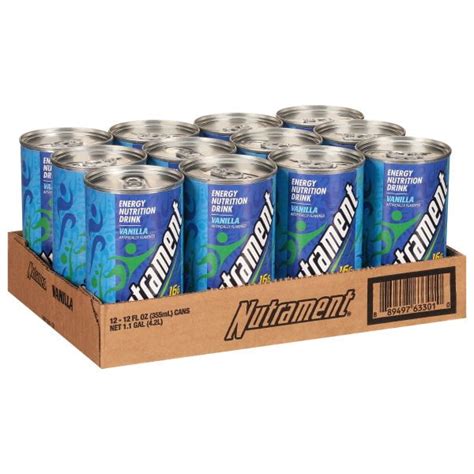 NUTRAMENT Energy Nutrition Drink Vanilla, 12 oz, 12 Count - Walmart.com