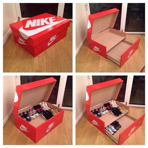 Giant Nike Shoebox | Shoe box storage, Giant shoe box, Sneaker storage