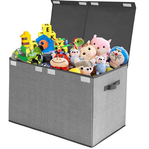 Toy Chest Storage Organizer with Flip-Top Lid 🛒 StorageVat.com