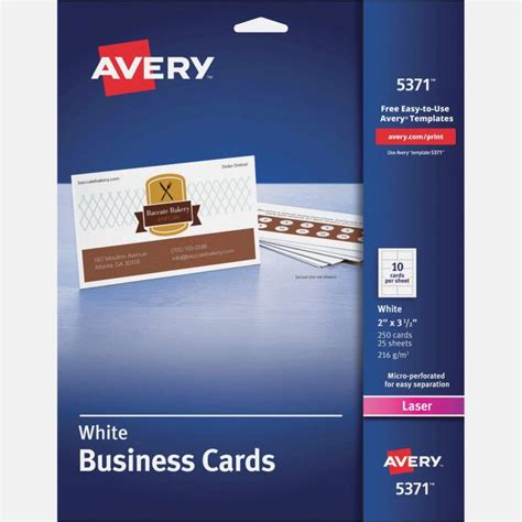 Avery Business Card Template 8859 - AMP