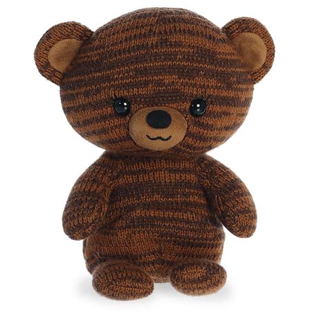 Aurora - Small Brown Cozyroos - 9" Bear - Snuggly Stuffed Animal ...