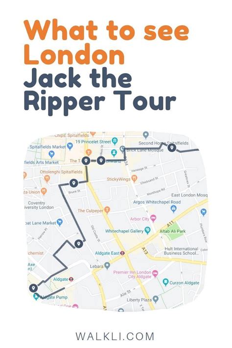 What to see in London - Jack the Ripper Tour - Free Travel Map | A self ...