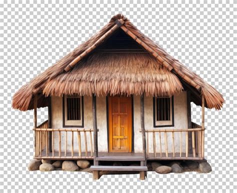 Nipa Hut Isolated on Transparent Background | Premium AI-generated PSD