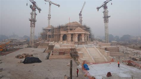 Ayodhya Trust shares latest pictures of Ram Janmabhoomi Temple ...