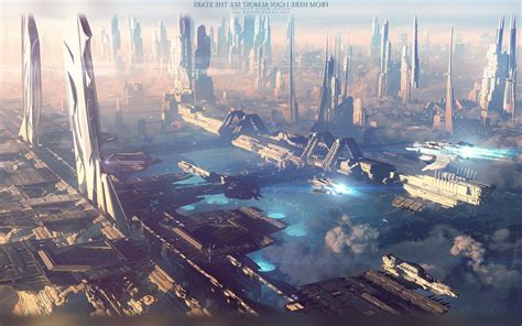 artwork, Digital Art, Fantasy Art, City, Futuristic Wallpapers HD ...