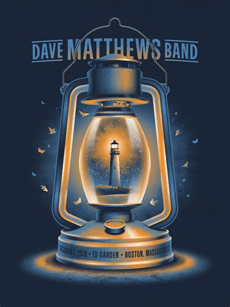 Dave Matthews Band Boston, MA Poster — DKNG | Dave matthews band ...