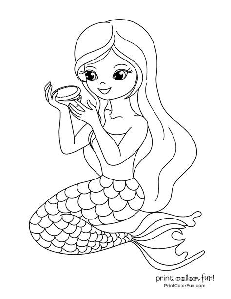 Printable Mermaid Pictures