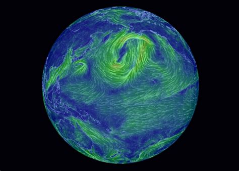 Global wind map: Cameron Beccario's visualization of world weather ...