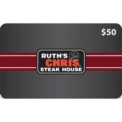 Ruth's Chris $100 Value Gift Cards - 2 x $50 - Sam's Club