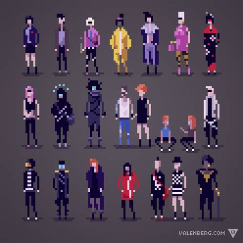 Cyberpunk Pixel Art Character - Cyberpunk 2077