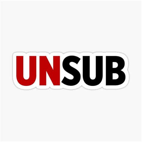 Unsub Gifts & Merchandise | Redbubble