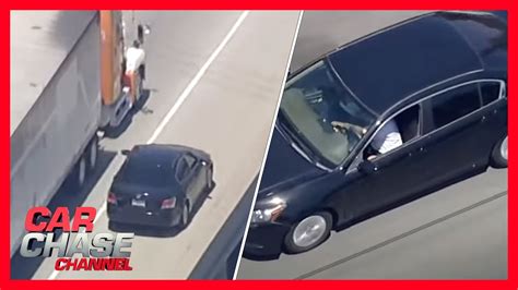 FULL POLICE CHASE: Reckless driver leads police on chase during traffic ...