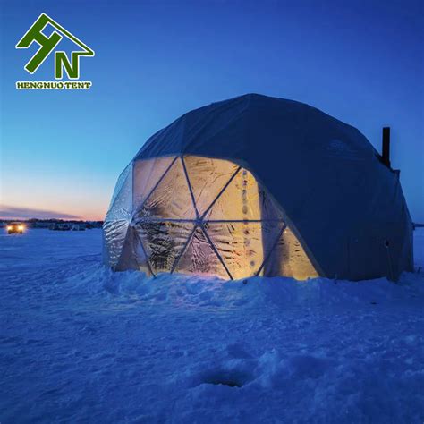 Strong Insulation Warm Winter Camping Dome Tent - China Warm Winter ...