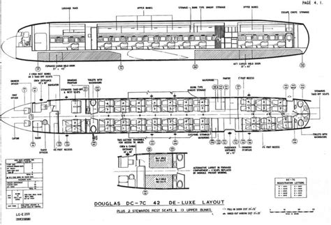 Vintage Douglas DC-7 Aircraft