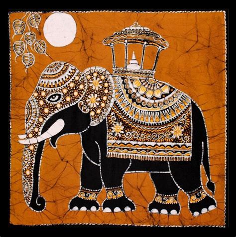 (50) Одноклассники | Elephant art, Indian elephant art, Batik art