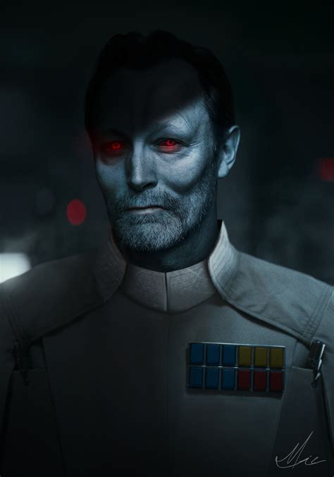 ArtStation - Lars Mikkelsen as Grand Admiral Thrawn