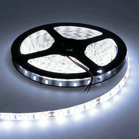 5M Waterproof IP65 72W 300 LED Strip Light 12V DC White/Warm White ...