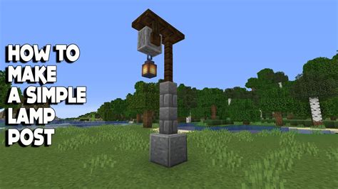 Minecraft #shorts :: How to Make a Beautiful Lamp Post in 1.16.3 ...