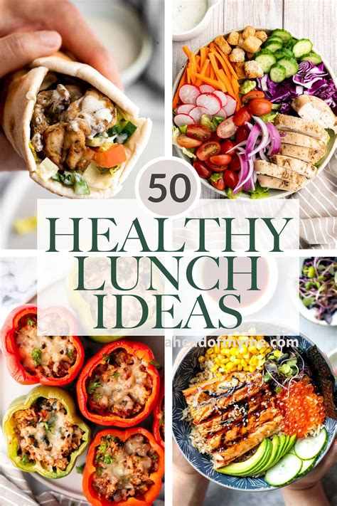 50+ Healthy Lunch Ideas | Ahead of Thyme