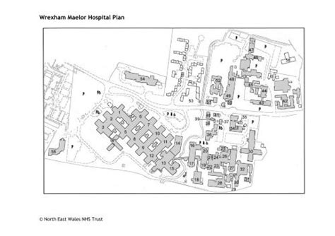 Wrexham Maelor Map - Terminal Map