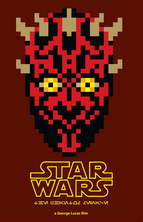 8-Bit Star Wars: The Phantom Menace Poster by EpsilonTLOSdark4 on ...