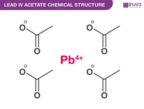 Lead (IV) Acetate Formula - Lead Tetraacetate Formula